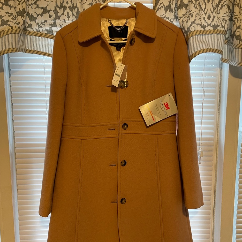 J Crew Lady Day Coat Size 10 W/tags
